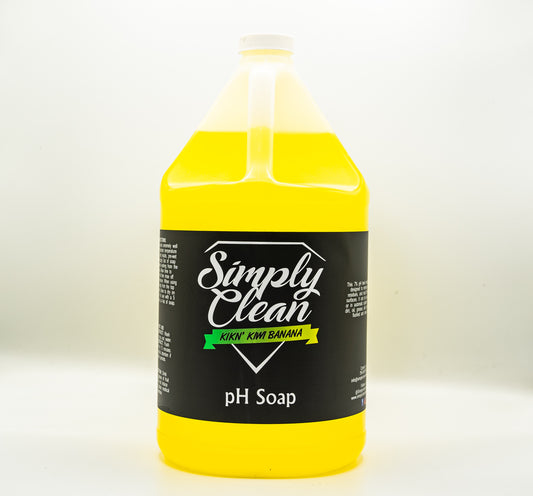 Simply Clean Kikn Kiwi Banana PH Soap 1 Gallon Bottle Image