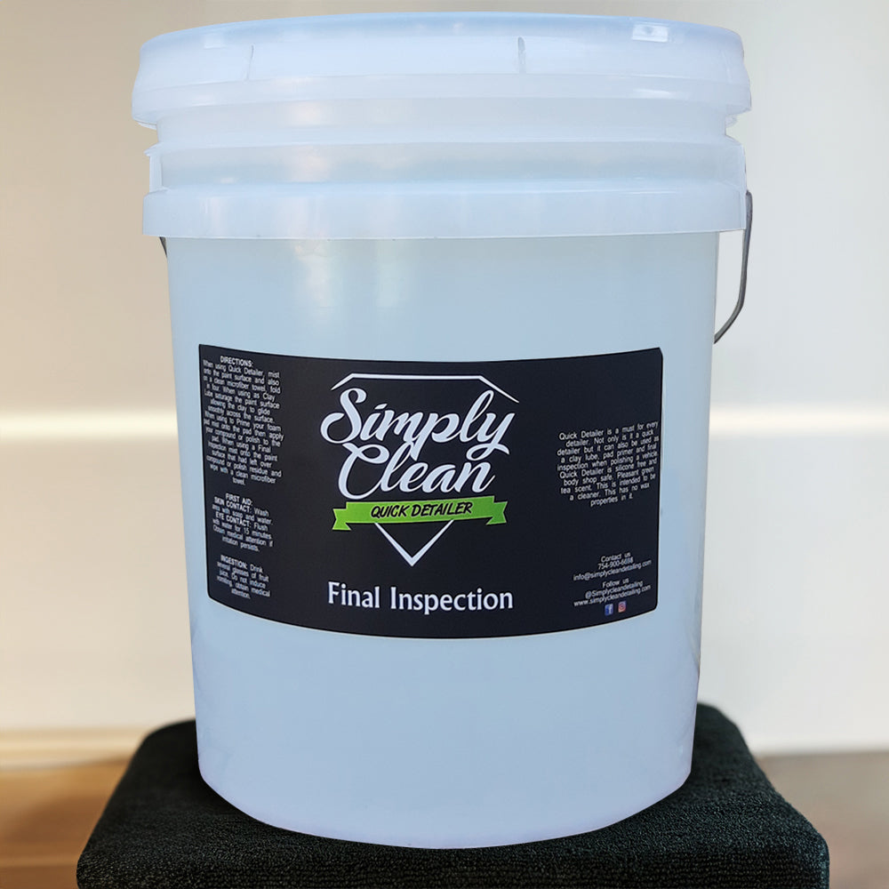Simply Clean Quick Detailer Five Gallon Bottle image.