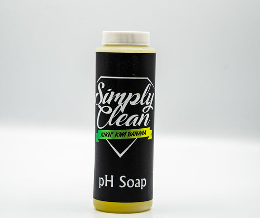 Simply Clean Kikn Kiwi Banana PH Soap 10oz Bottle Image