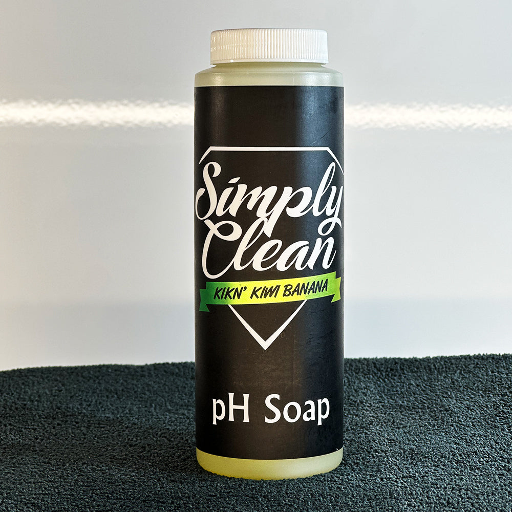 Simply Clean Kikn Kiwi Banana PH Soap 10oz Bottle Image