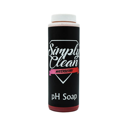 Simply Clean Ph Soap WaterBerry 10 oz bottle Image.
