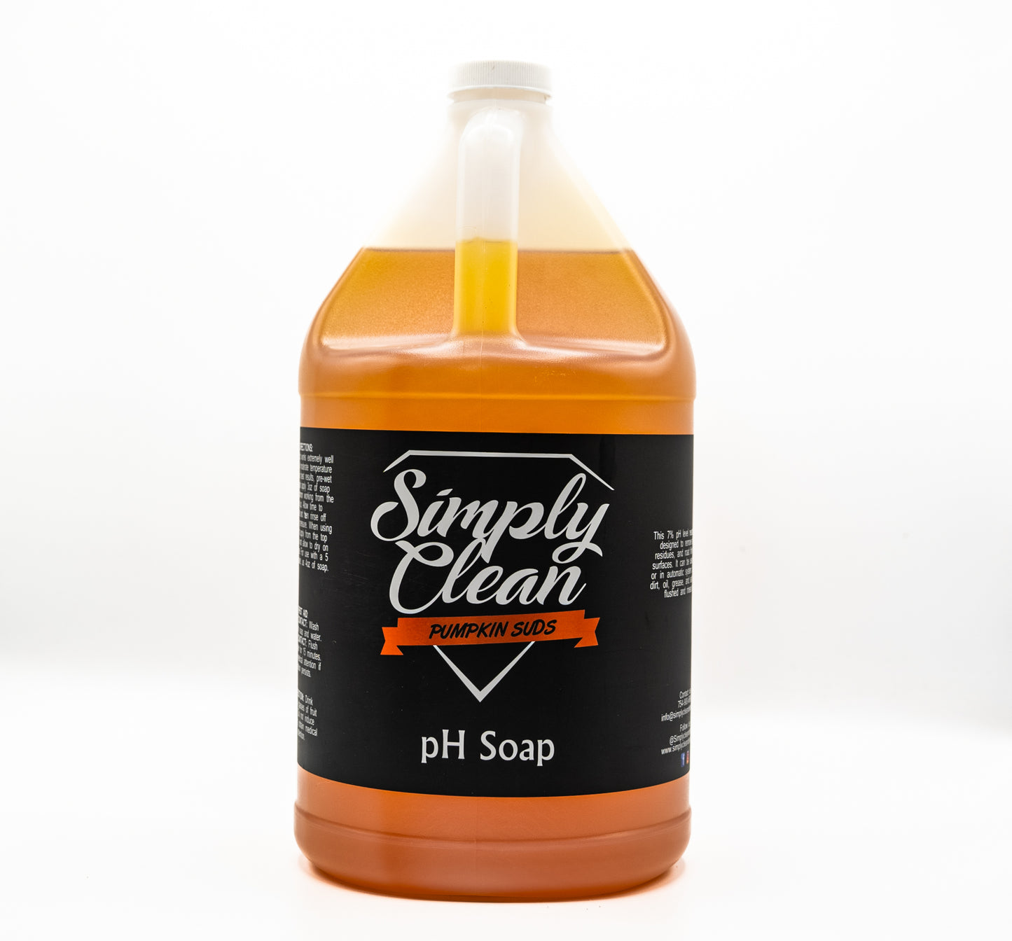 Simply Clean Pumpkin Suds 1 Gallon Bottle Image 
