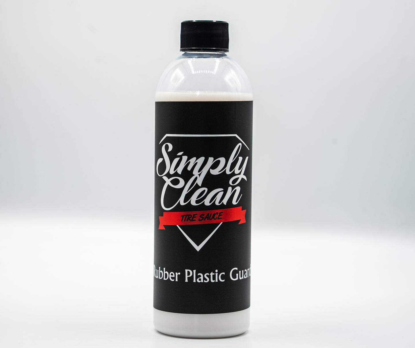 Simply Clean Tire Sauce 16 oz Bottle Image.